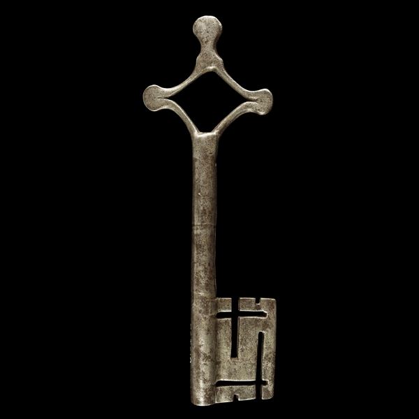 Chiave gotica in ferro forgiato. Tirolo, XIV secolo