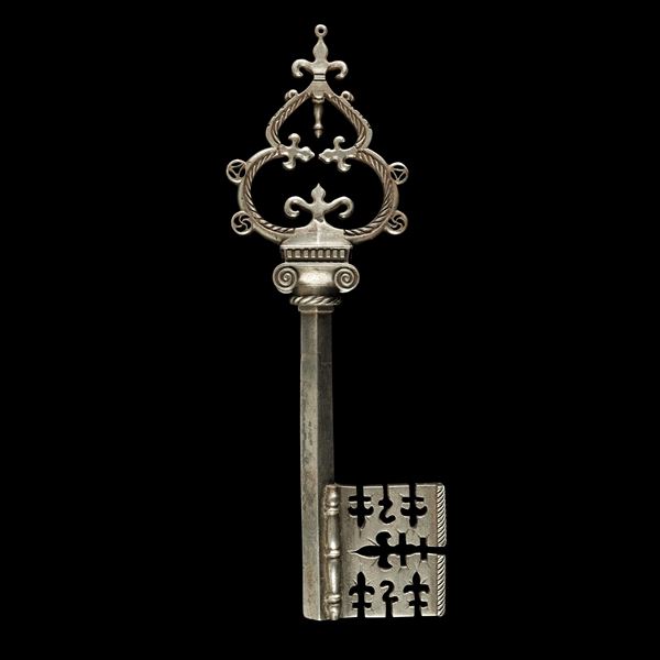 Chiave rinascimentale in ferro forgiato 