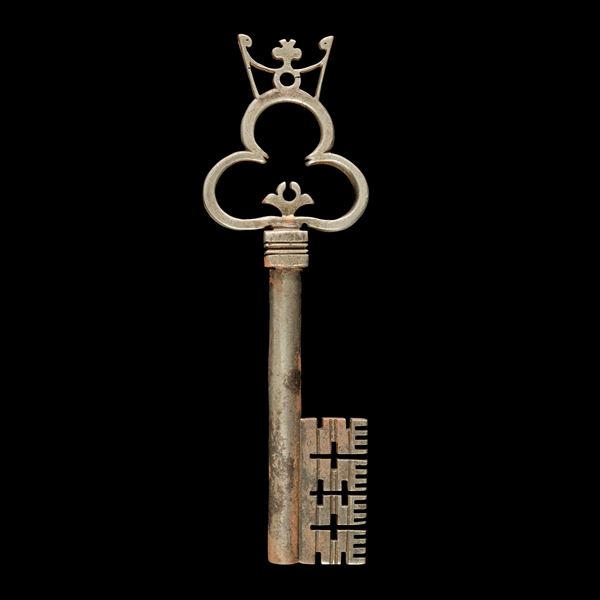 Chiave rinascimentale in ferro forgiato. Francia, XVI secolo