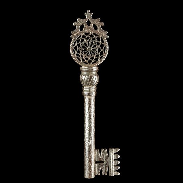 Chiave rinascimentale veneziana in ferro forgiato 