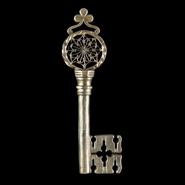 Chiave rinascimentale veneziana in ferro forgiato 