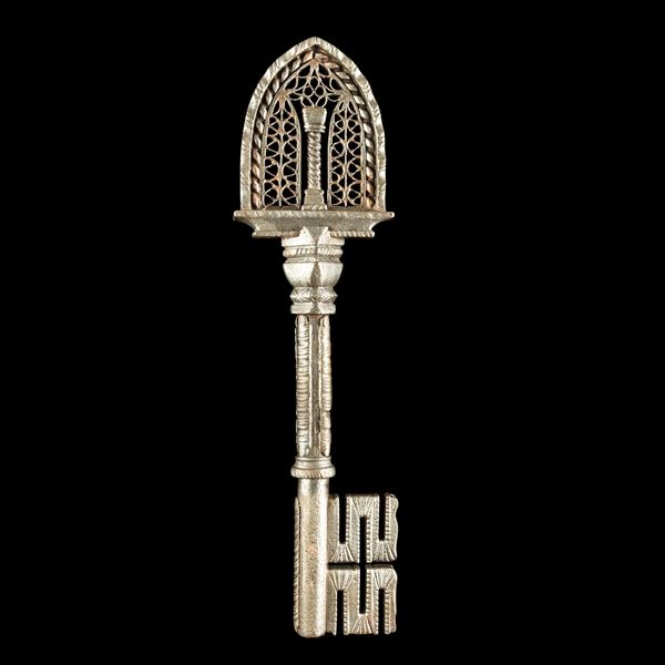 Chiave rinascimentale veneziana in ferro forgiato