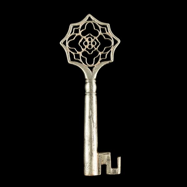 Chiave rinascimentale veneziana in ferro forgiato
