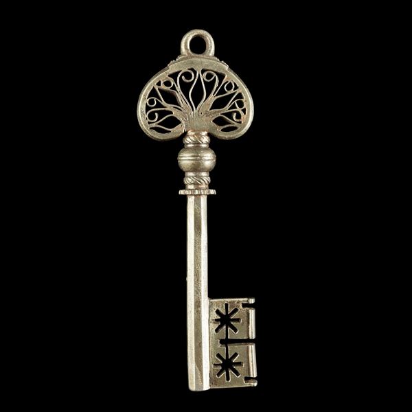 Chiave rinascimentale veneziana in ferro forgiato