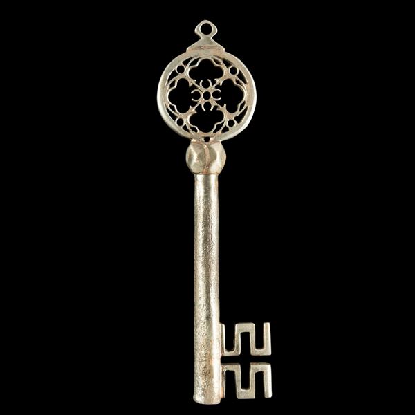 Chiave rinascimentale veneziana in ferro forgiato
