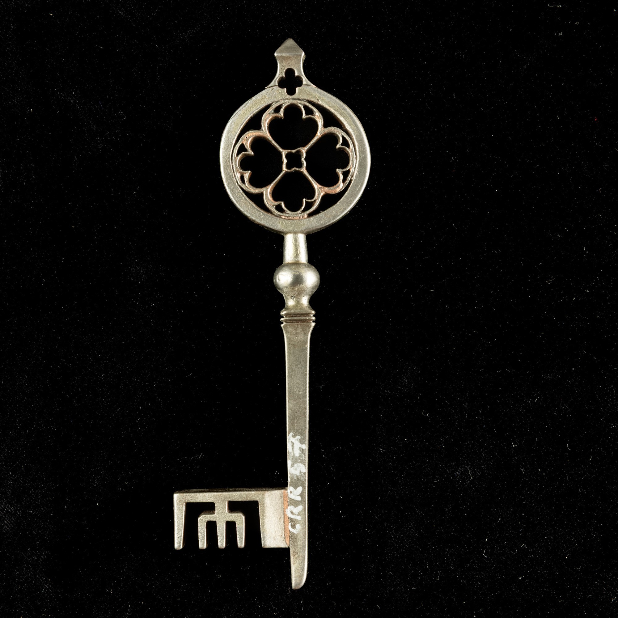 Chiave rinascimentale veneziana, ferro forgiato, h cm 14