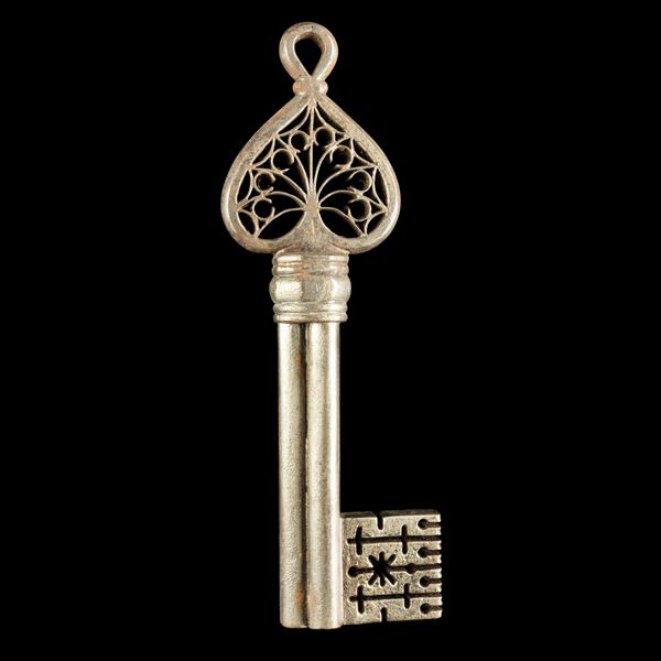 Chiave rinascimentale veneziana in ferro forgiato