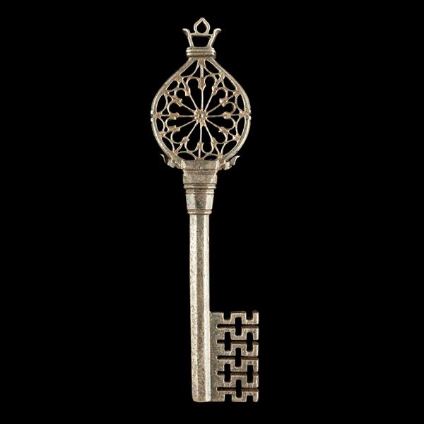 Chiave rinascimentale veneziana in ferro forgiato