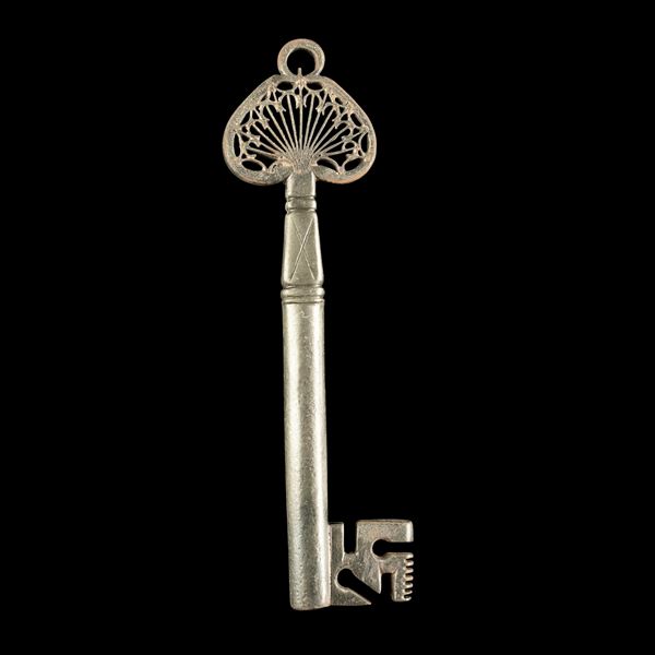Chiave rinascimentale veneziana in ferro forgiato