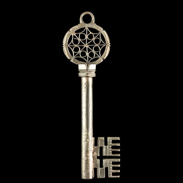 Chiave rinascimentale veneziana in ferro forgiato