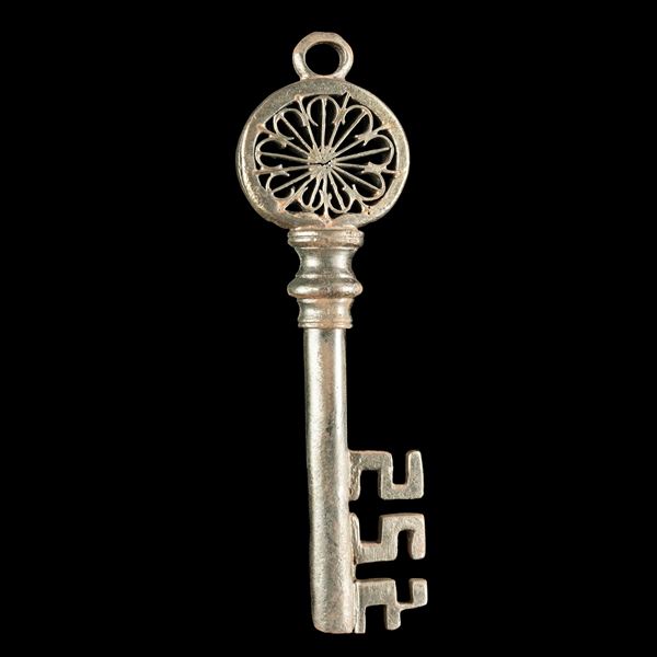 Chiave rinascimentale veneziana in ferro forgiato