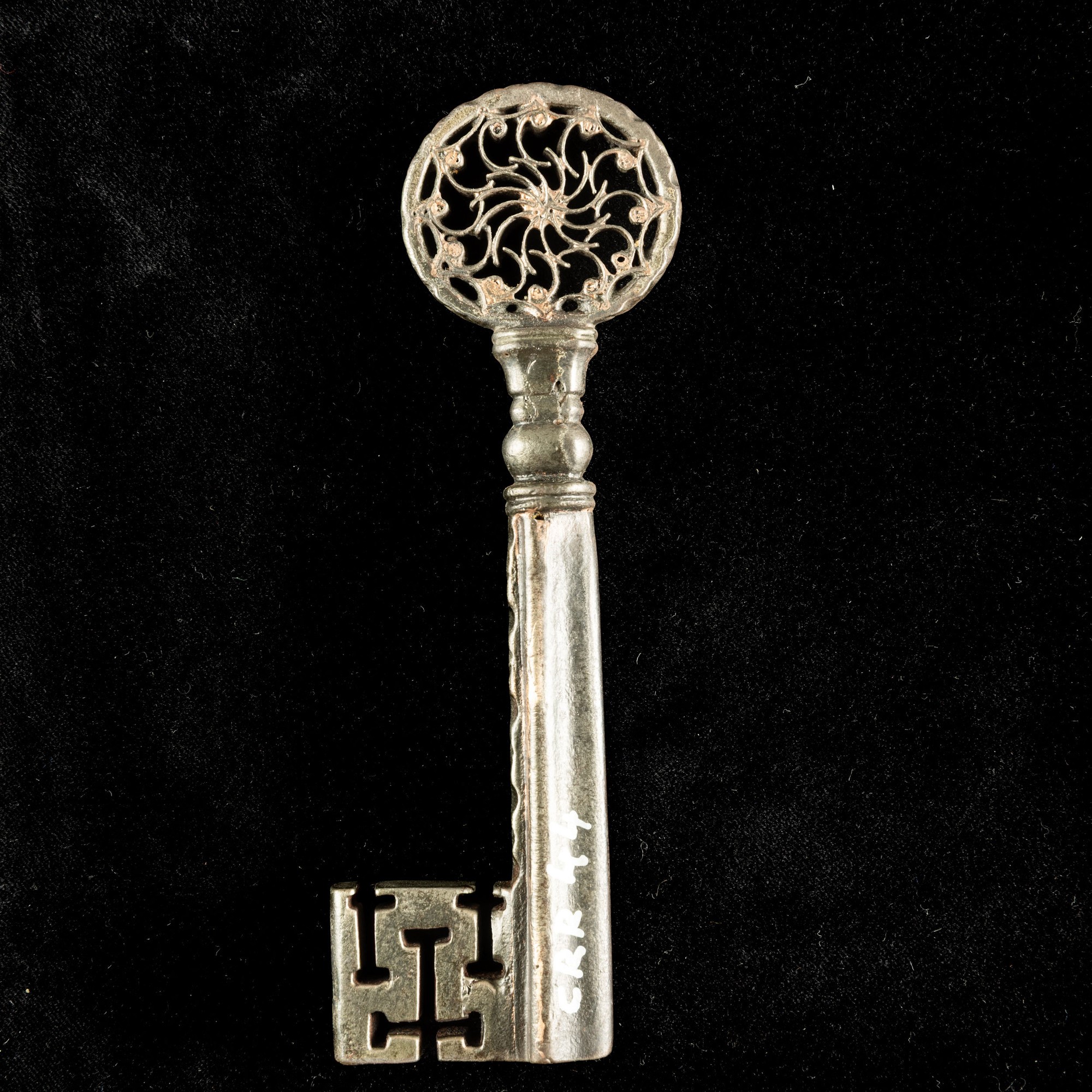 Chiave rinascimentale veneziana, ferro forgiato, altezza cm 14,5