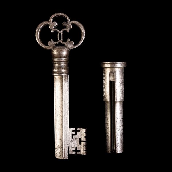 Chiave in ferro forgiato. Francia, XVIII secolo
