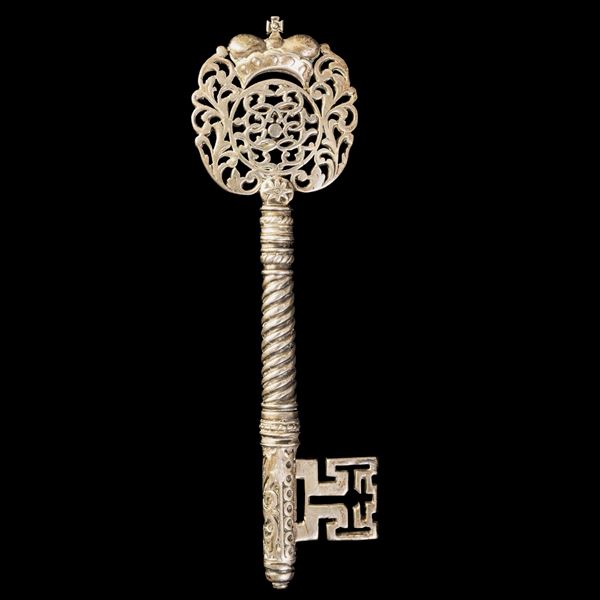 Chiave in argento. Germania, XIX secolo