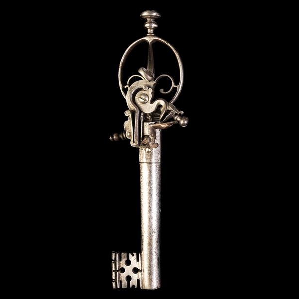 Chiave pistola in ferro forgiato. Toscana, XVIII secolo