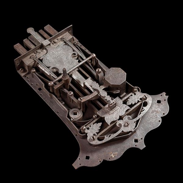 Serratura rinascimentale in ferro. Germania, XVI secolo