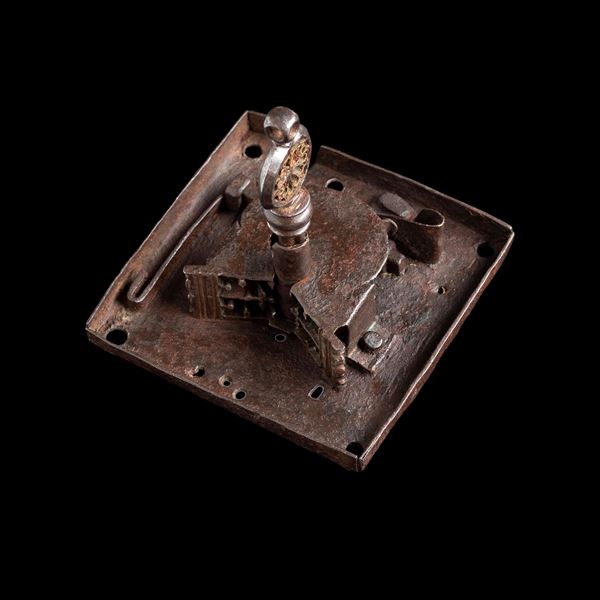 Serratura rinascimentale in ferro. Venezia, XVI secolo