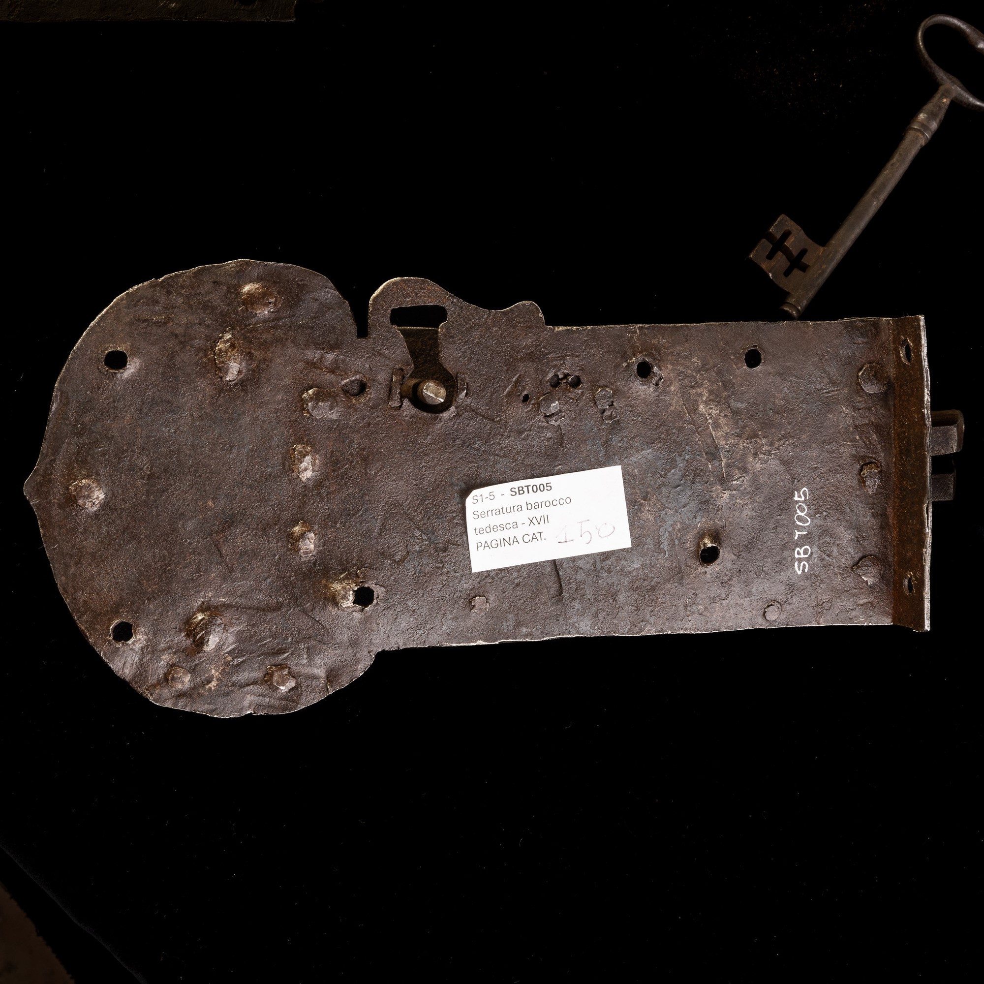 Serrature da porta in ferro battuto, Germania, XVII secolo