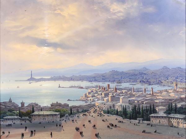 Veduta di Genova da Carignano