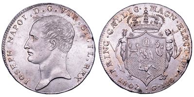 Giuseppe Napoleone, Piastra da 120 Grana 1807