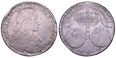 Carlo II di Spagna, Piastra 1684