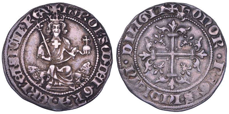 NAPOLI. CARLO II D'ANGIÒ, 1285-1309. Gigliato.  - Asta Numismatica - Cambi Casa d'Aste