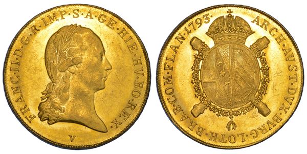 VENEZIA. FRANCESCO I D'ASBURGO LORENA, 1815-1835. Sovrano di Fiandra 1793 (1823).