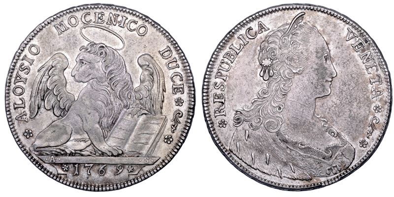 VENEZIA. ALVISE MOCENIGO IV , 1763-1778. Tallero per il Levante 1769.  - Asta Numismatica - Cambi Casa d'Aste