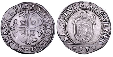 Francesco Erizzo, Quarto di scudo della croce da 35 soldi (1631-1646)