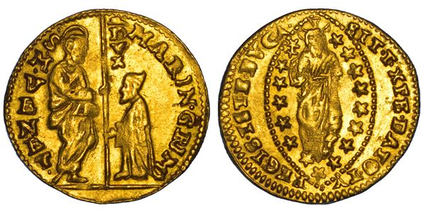 VENEZIA. MARINO GRIMANI, 1595-1605. Zecchino.