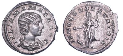 Giulia Mamea, Denario (C. 235 d.C. ca.)