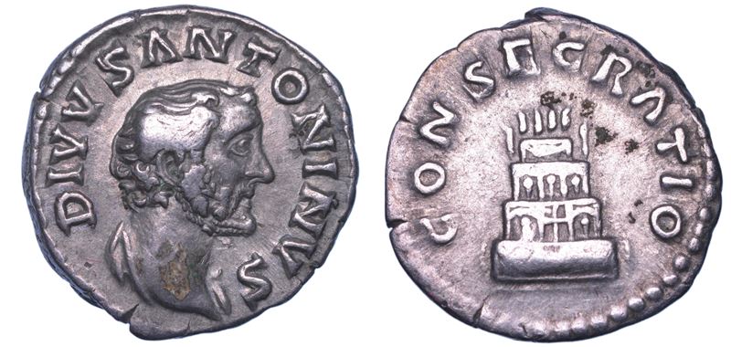 SHIPPING ONLY IN ITALY. ANTONINO PIO, 138-161. Denario, anno 161. Consacrazione sotto Marco Aurelio e Lucio Vero.  - Auction Light Numismatics - Cambi Casa d'Aste