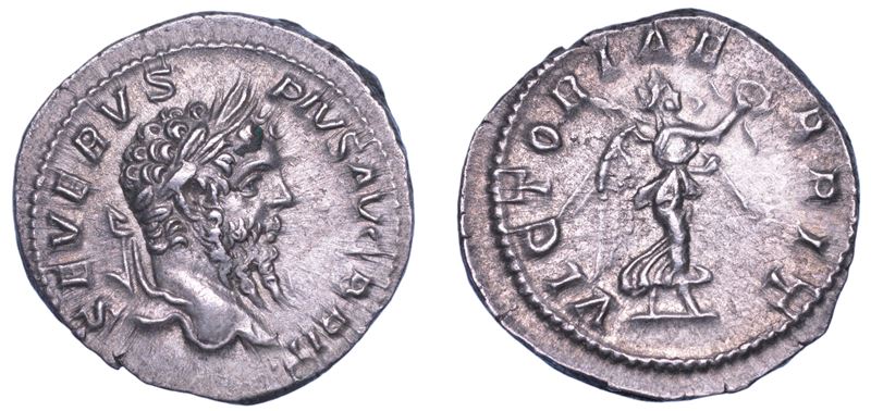 SHIPPING ONLY IN ITALY. SETTIMIO SEVERO, 193-211. Denario.  - Auction Light Numismatics - Cambi Casa d'Aste