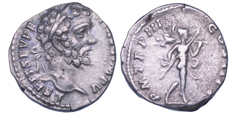 SHIPPING ONLY IN ITALY. SETTIMIO SEVERO, 193-211. Denario.  - Auction Light Numismatics - Cambi Casa d'Aste