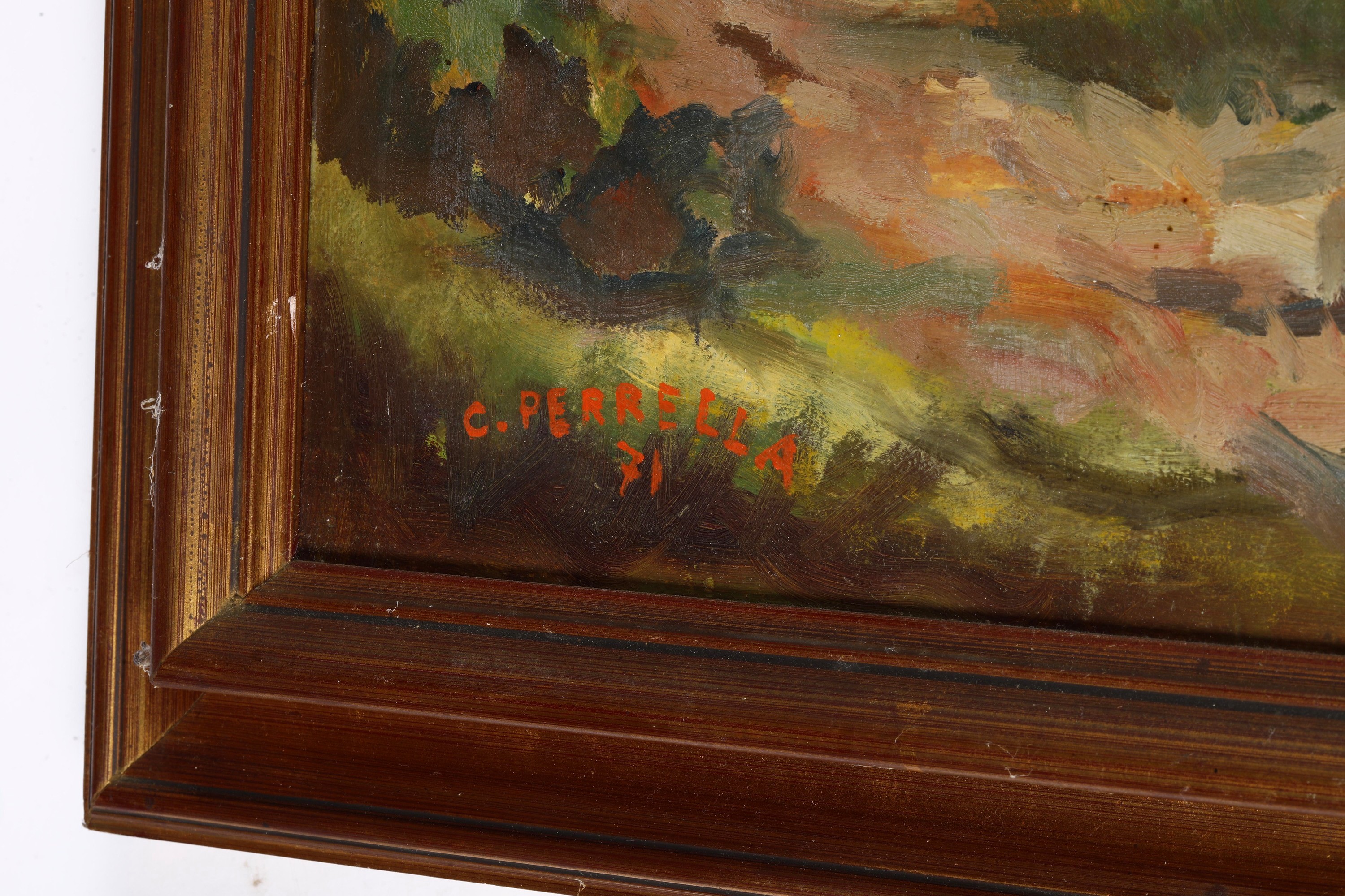 Scuola del XX secolo Paesaggio fluviale