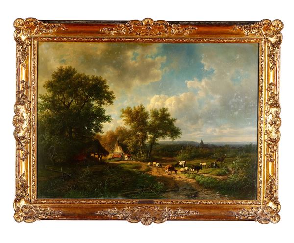 Daiwalle Paesaggio con armenti