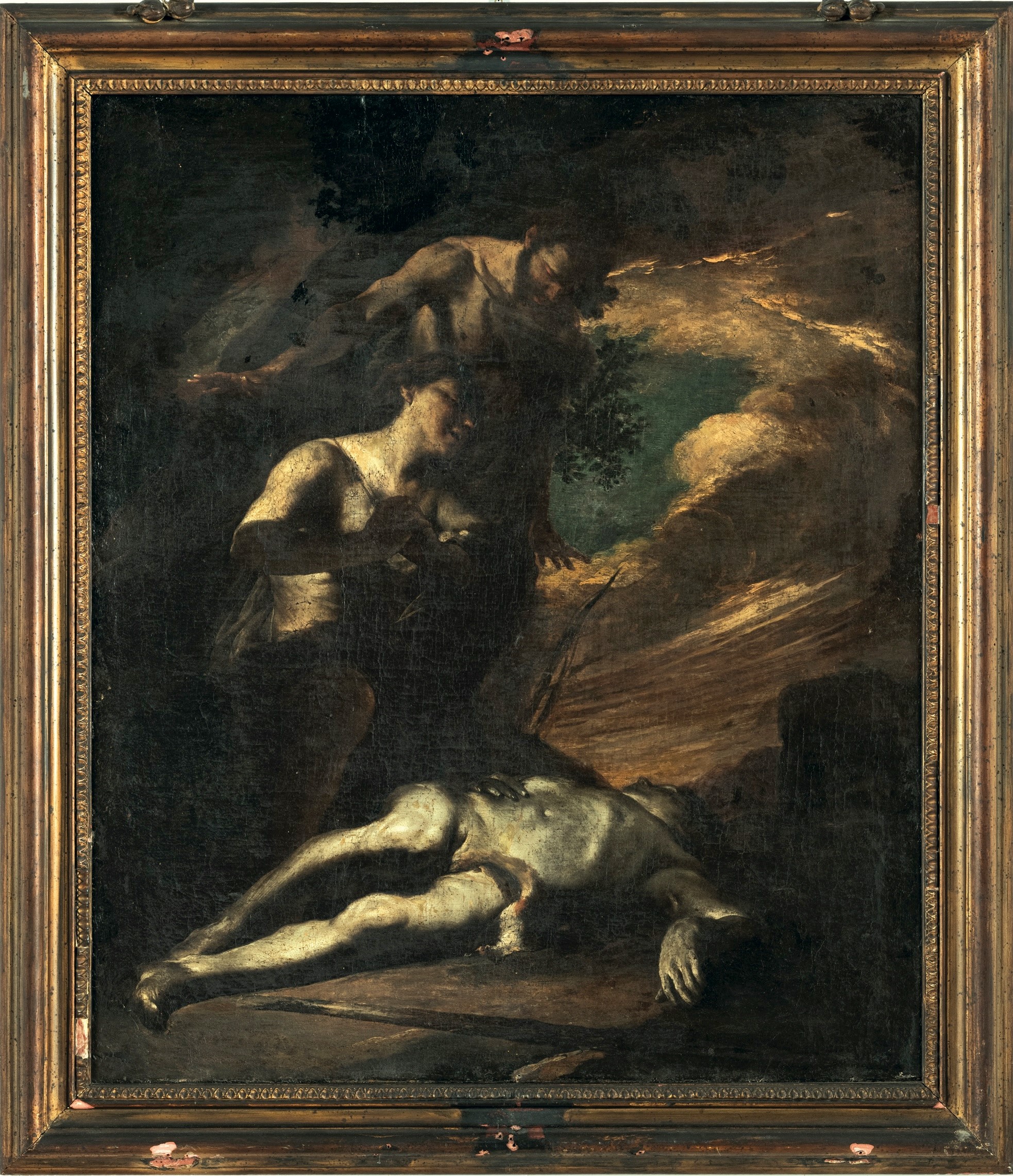 Bernardo Cavallino - Lamento di Adamo ed Eva sul corpo di Abele, olio su tela