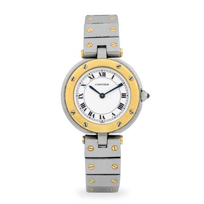 Santos Ronde Vendome ref. 8191 in acciaio e oro 18k, circa 1990