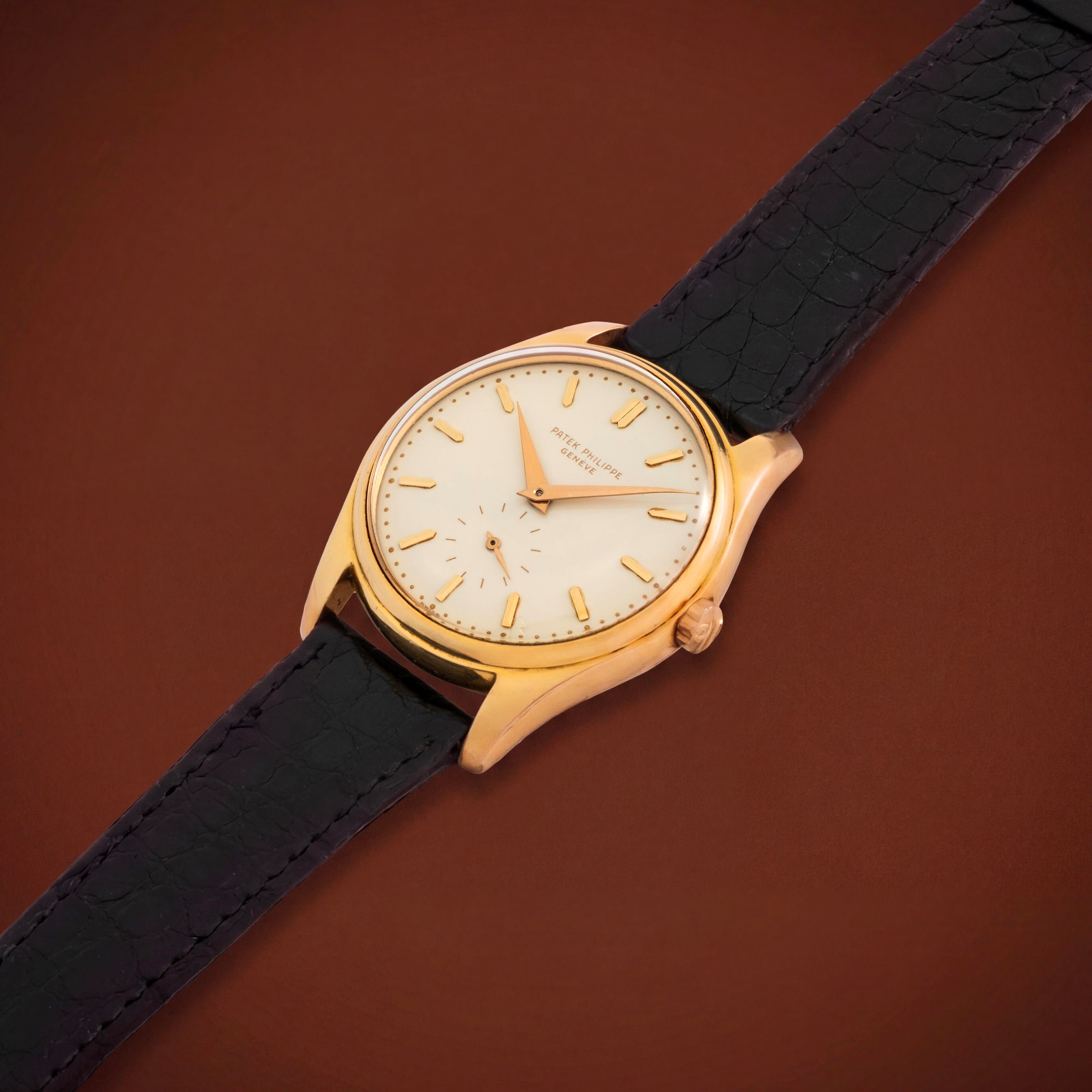 Patek Philippe - Calatrava ref. 2526, oro giallo 18k, quadrante in smalto bianco