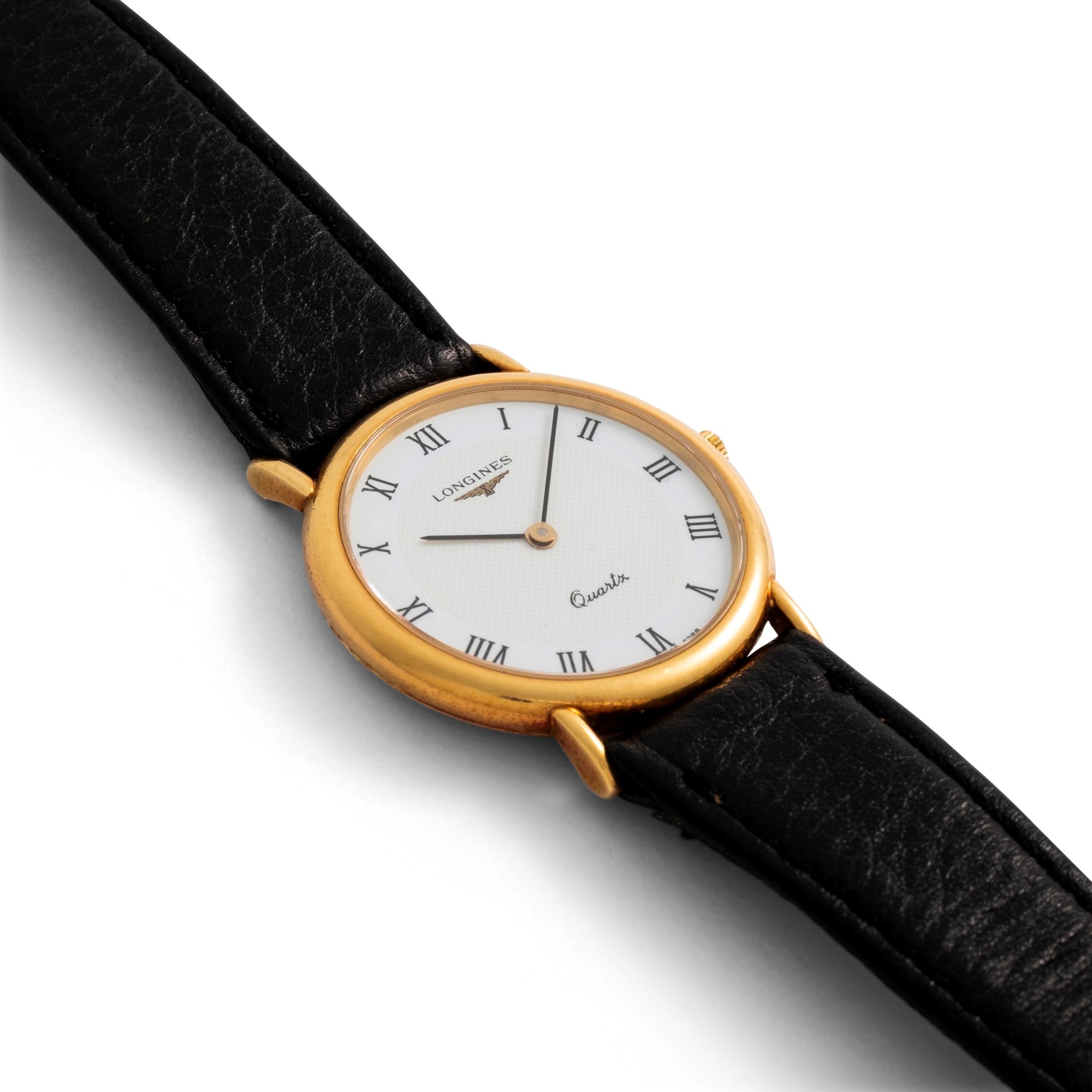 Longines - Orologio da polso “Solo tempo” in oro giallo 18k con cassa personalizzata e quadrante ...