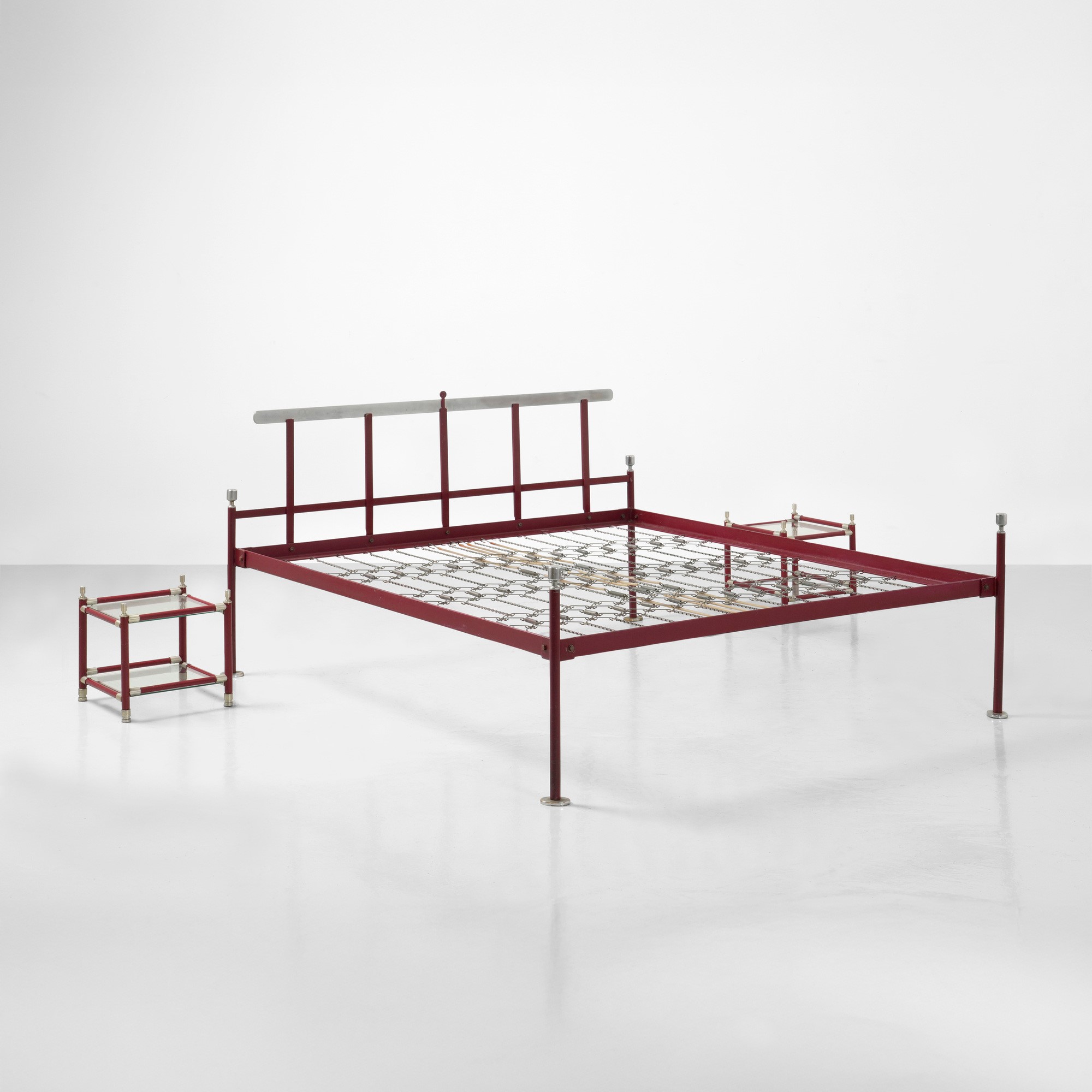 Luigi Caccia Dominioni - Letto con comodini mod. “Spagnolo”