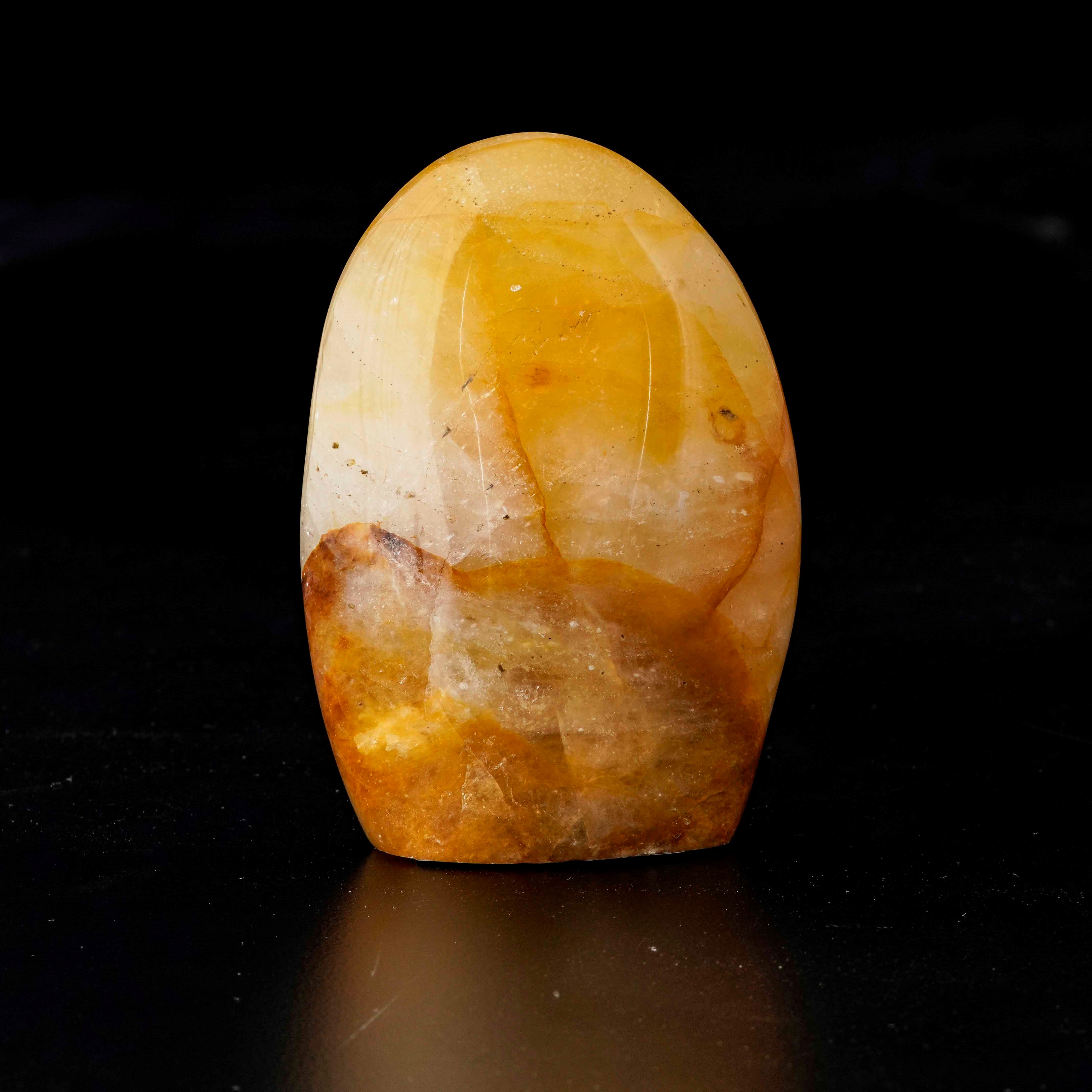 Forma libera si raro quarzo ematoide ramato