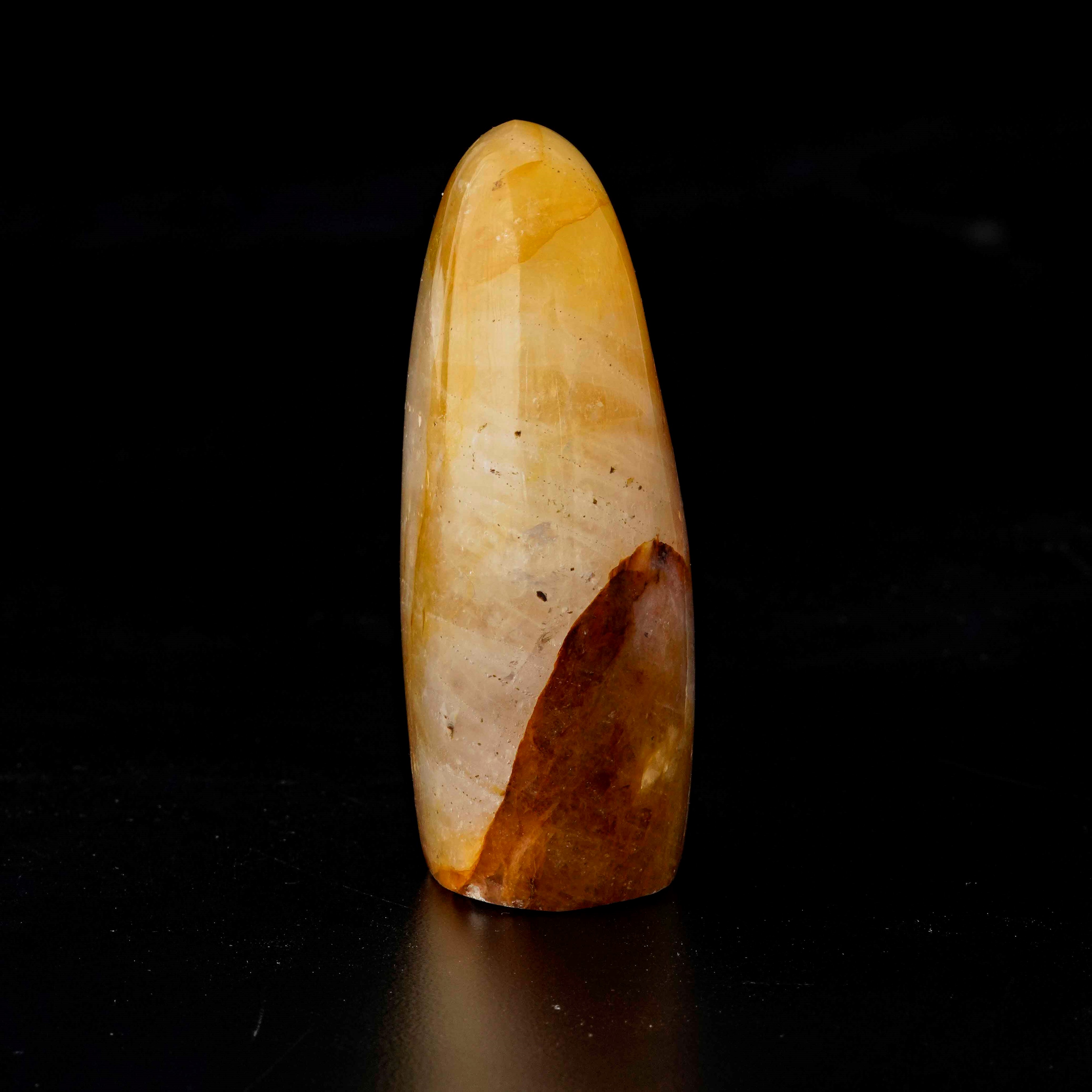 Forma libera si raro quarzo ematoide ramato