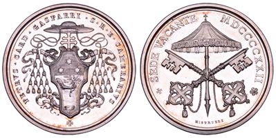 Pietro Gasparri, Medaglia in argento commemorativa della sede vacante del 1922
