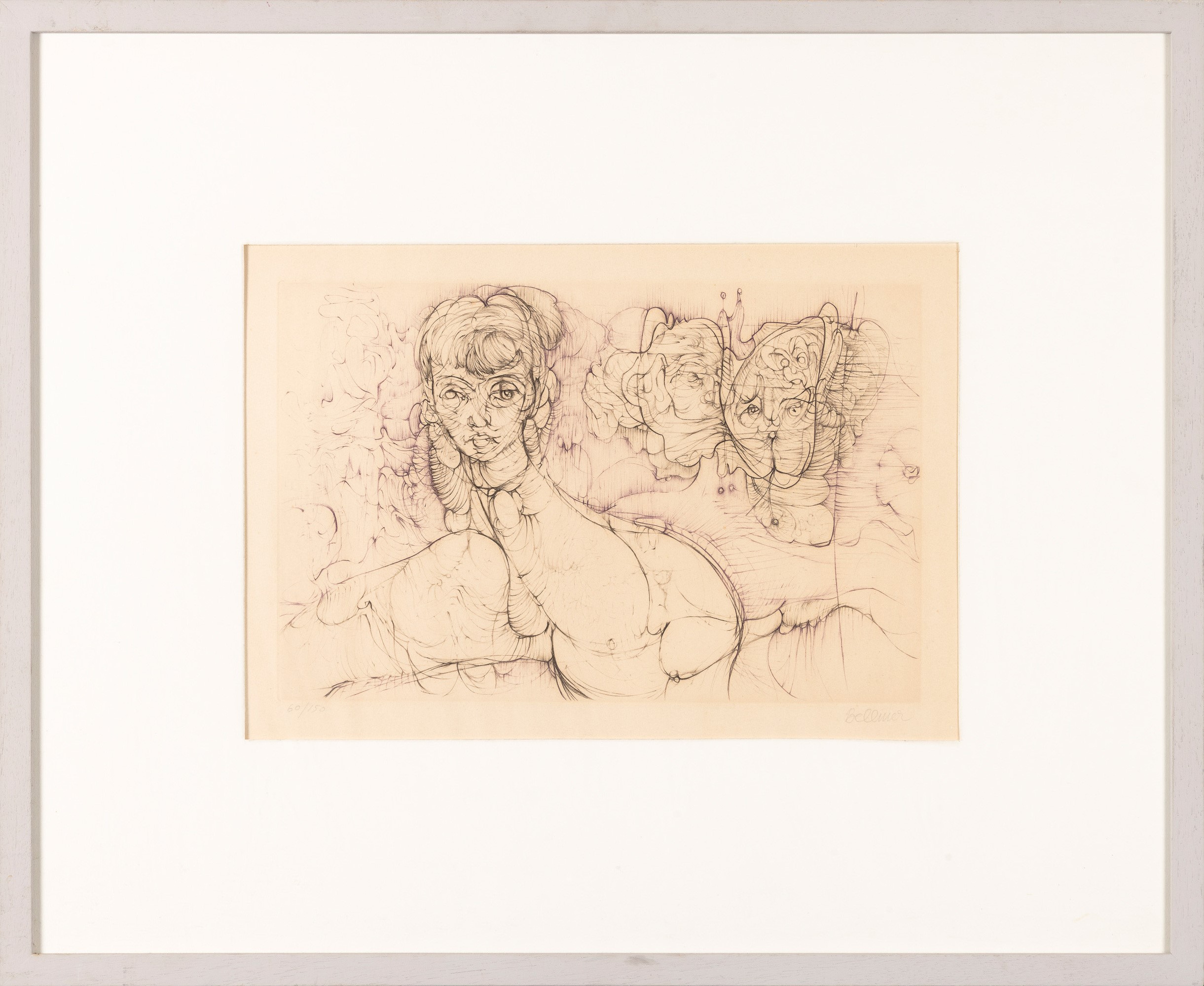 Hans Bellmer - Senza titolo (Acquaforte, 66 x 50 cm)