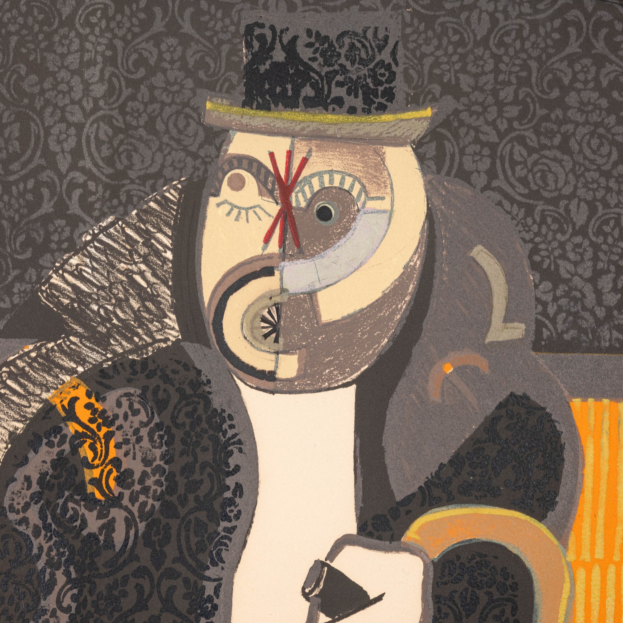 Josè Ortega - Senza titolo, litografia