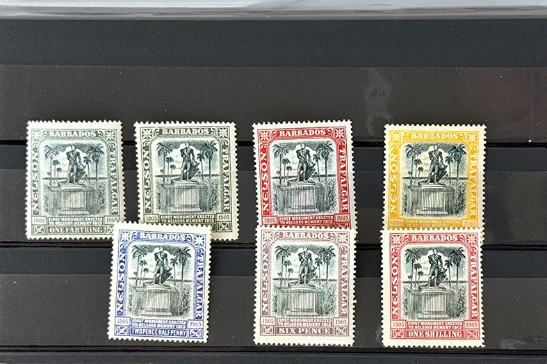 Francobolli delle Colonie Britanniche, 1851-1920 - Insieme di francobolli nuovi e usati su carton...