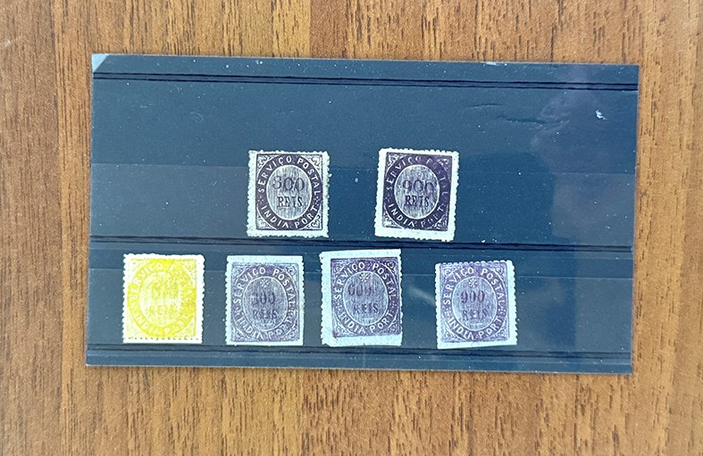 Collezione di francobolli, 1850/1920 - Insieme di cartonicini con esemplari nuovi e usati