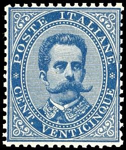 1879 - 25 cent. Umberto I (40), ben centrato, nuovo, gomma originale integra, perfetto. Molto fresco. Cert. Bottacchi del blocco di provenienza e cert. Sorani.