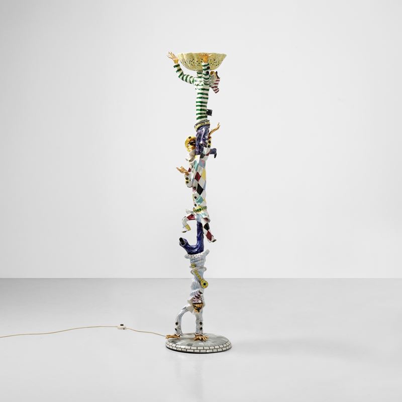 Otello Rosa : Lampada da terra  - Asta Design - Cambi Casa d'Aste